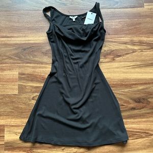 MIAOU Ginger black mini dress in black size small